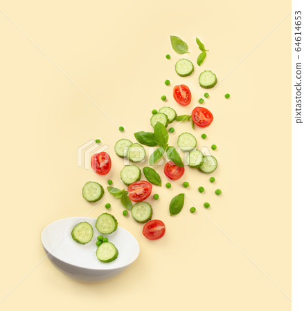 Healthy vegetable salad Healthy vegetable salad 64614653