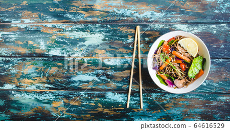 Asian style noodles Asian style noodles 64616529