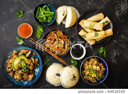 Asian assorted food set Asian assorted food set 64616549