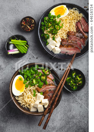 Japanese soup ramen Japanese soup ramen 64616554