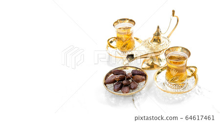 Tea glasses golden lantern decoration Oriental Tea glasses golden lantern decoration Oriental 64617461