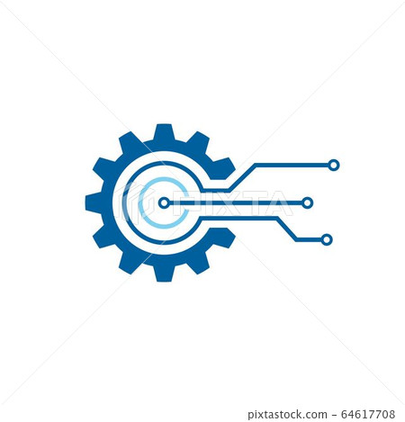 Gear Template vector icon illustration Gear Template vector icon illustration 64617708