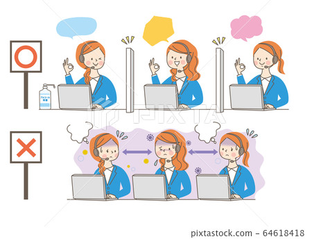 Company virus infection Airborne infection prevention method Avoidance explanation 64618418