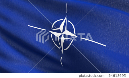 Flag of the North Atlantic Treaty Organization or 64618695