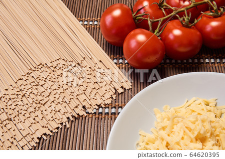still life with dry soba buckwheat noodles, still life with dry soba buckwheat noodles, 64620395