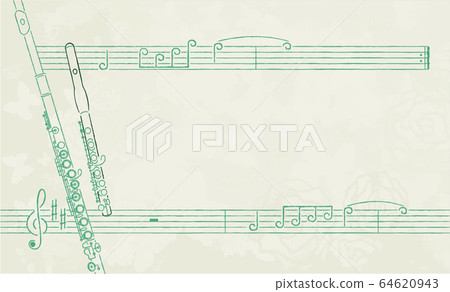 Name tag template single green 2 [flute] 64620943