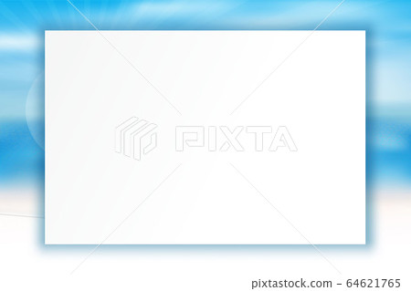 Summer time frame paper card background.empty Summer time frame paper card background.empty 64621765