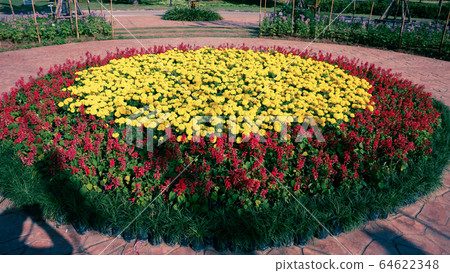 Aerial view landscape landmark famous of Mae Moh Aerial view landscape landmark famous of Mae Moh 64622348