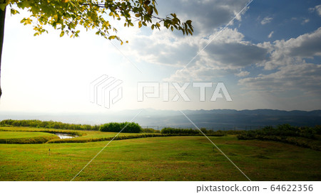 Aerial view landscape landmark famous of Mae Moh Aerial view landscape landmark famous of Mae Moh 64622356