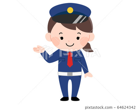 Security woman 64624342