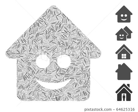 Dash Collage Happy Home Icon 64625316