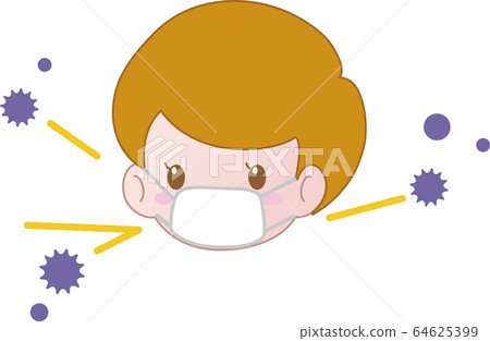 Image of virus Infection prevention mask Image of virus Infection prevention mask 64625399