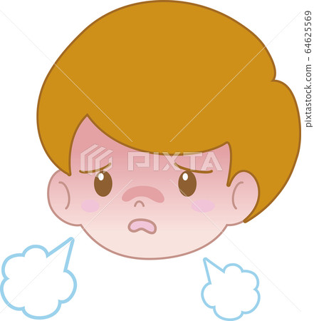 病毒感染性疾病症狀面部表情 64625569