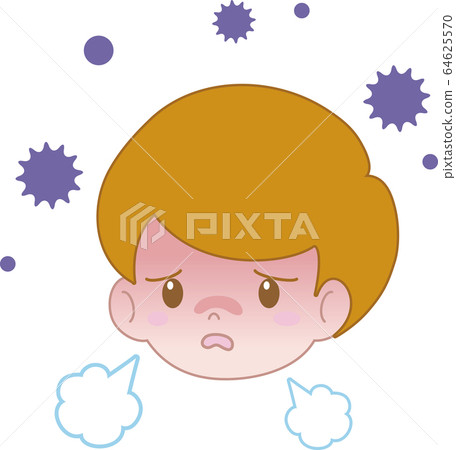 Virus infectious disease symptom facial expression Virus infectious disease symptom facial expression 64625570