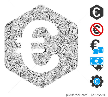 Dash Mosaic Euro Finance Icon 64625591