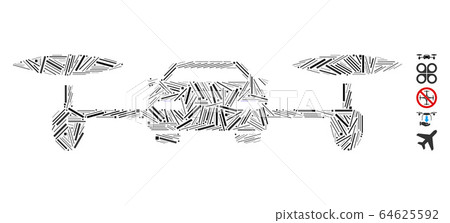 Dash Collage Air Car Icon 64625592