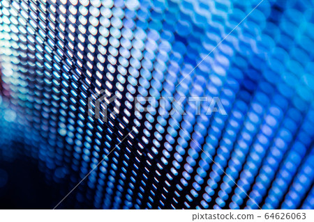 CloseUp LED blurred screen. LED soft focus 64626063