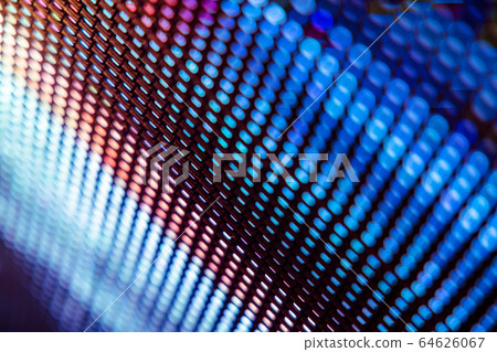 CloseUp LED blurred screen. LED soft focus 64626067