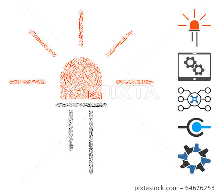 Hatch Collage Led Element Icon 64626253