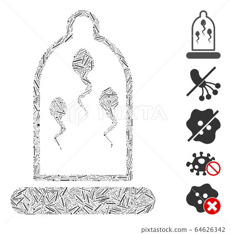Hatch Mosaic Sperm Prevention Condom Icon Hatch Mosaic Sperm Prevention Condom Icon 64626342