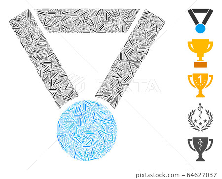 Hatch Mosaic Champion Award Icon - Stock Illustration [64627037] - PIXTA