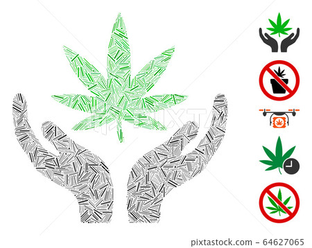Dash Mosaic Cannabis Care Icon 64627065