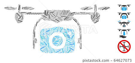 Dash Collage Camera Drone Icon Dash Collage Camera Drone Icon 64627073
