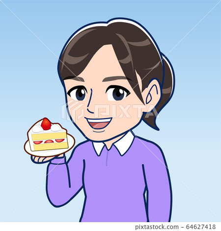 Short cake illustration 64627418