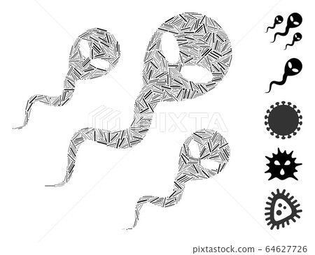 Hatch Mosaic Alien Sperm Icon Hatch Mosaic Alien Sperm Icon 64627726