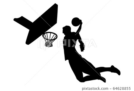 Sport silhouette basketball 6 64628855