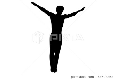 Sport silhouette trampoline 2 64628868