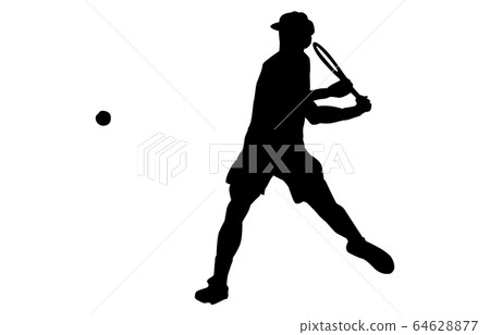 Sport silhouette tennis 8 Sport silhouette tennis 8 64628877