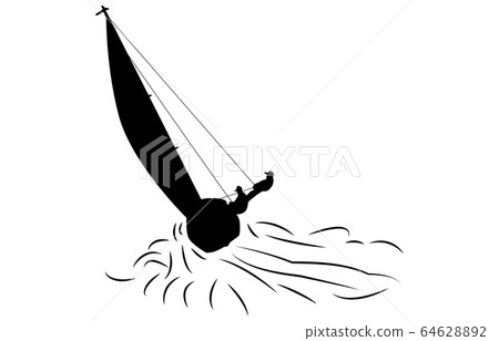 運動剪影帆船3 64628892