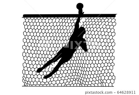 運動剪影足球10 64628911