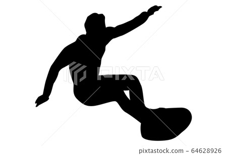 運動剪影衝浪1 64628926