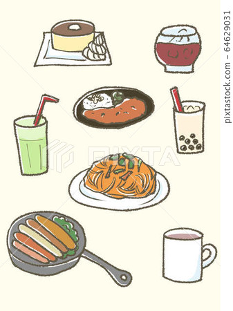 咖啡廳菜單 64629031