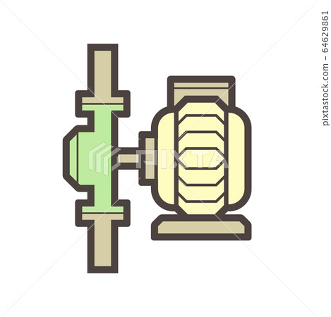 water pump icon 64629861