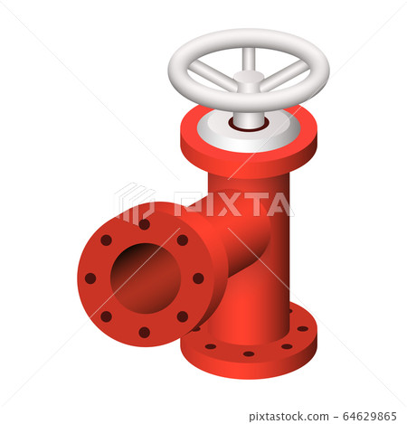 pipe valve icon 64629865