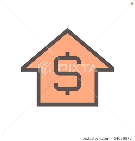 Real estate business and investment vector icon Real estate business and investment vector icon 64629872
