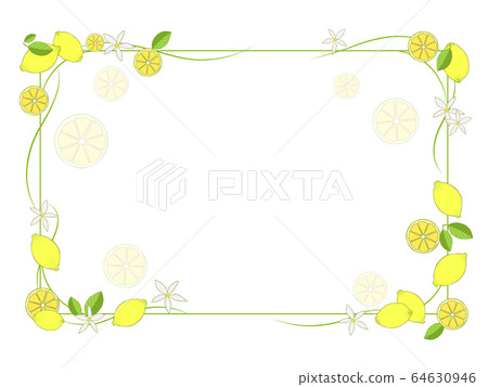 Lemon message frame 64630946