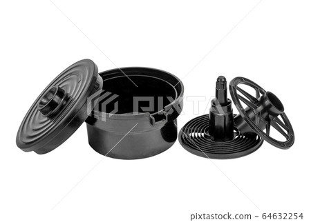 Canister and roller for development 35mm film. Canister and roller for development 35mm film. 64632254