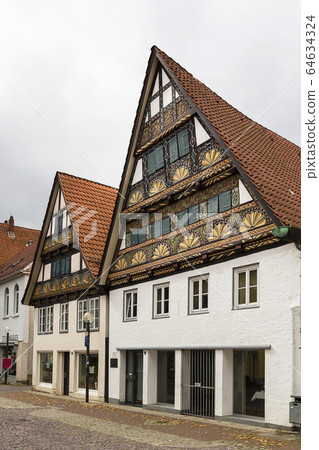 Street in Lemgo, Germany 64634324