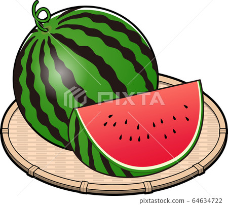Illustration of red watermelon Illustration of red watermelon 64634722