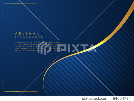 Abstract modern luxury background shape curve cut 64634784