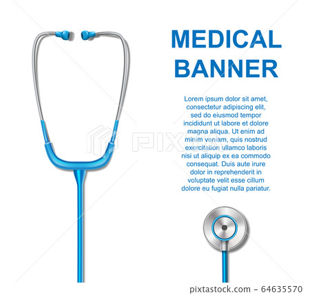 Health care vector concept with stethoscope. Medical equipment for checkup and diagnosis. Medicine stethoscope equipment illustration Health care vector concept with stethoscope. Medical equipment for checkup and diagnosis. Medicine stethoscope equipment illustration 64635570