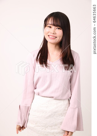 A woman with a smile A woman with a smile 64635663