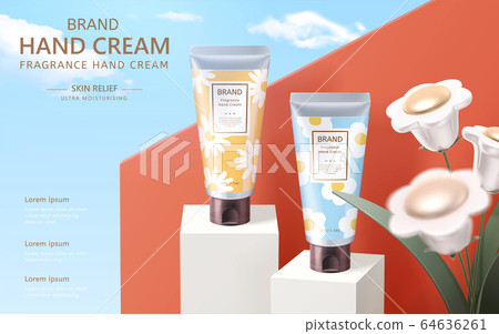 Ad template of natural cosmetics 64636261