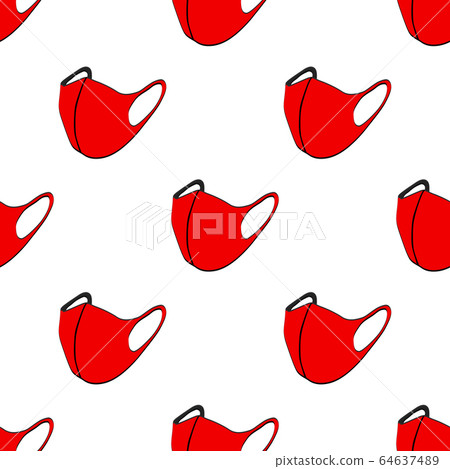 Seamless of respirator masks for prevention 64637489