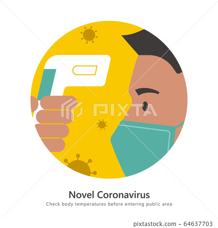 Check body temperature sign Check body temperature sign 64637703