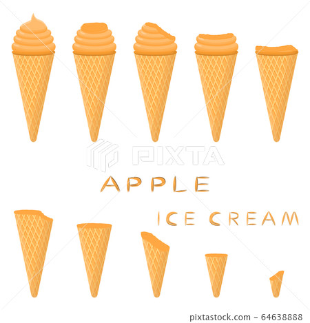Vector illustration for natural ice cream Vector illustration for natural ice cream 64638888